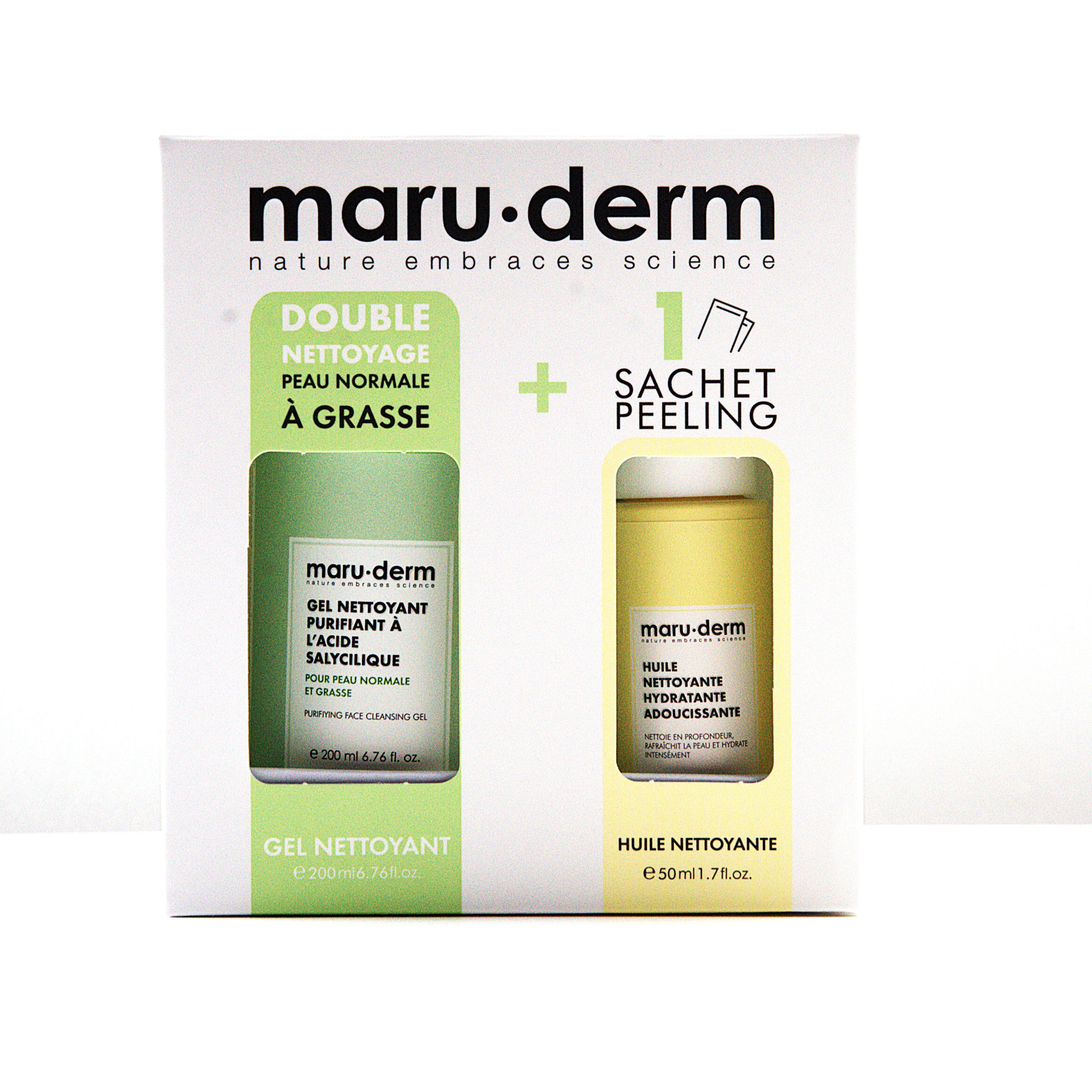Routine de double nettoyage à l'acide salicylique