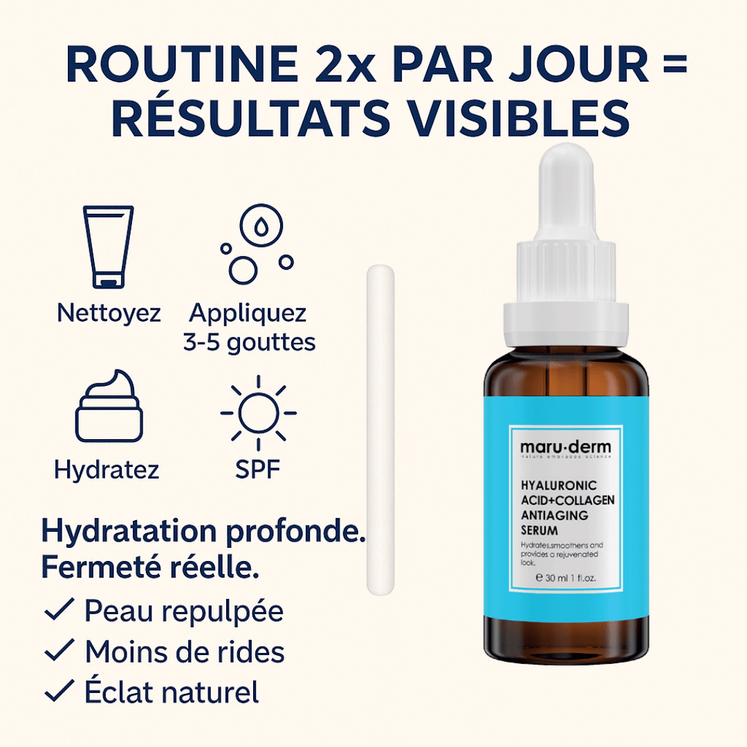 l’acide hyaluronique et collagène Maru - Derm - marudermdz