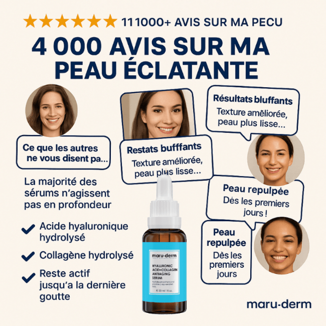 l’acide hyaluronique et collagène Maru - Derm - marudermdz