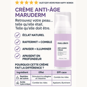 Crème anti - âge et anti - rides Maruderm - marudermdz
