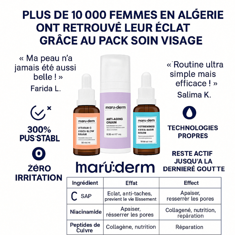 Pack Soin Visage Maruderm - marudermdz