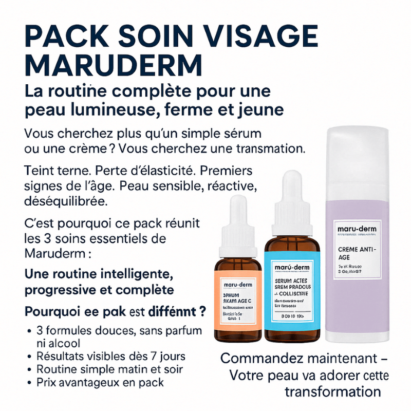 Pack Soin Visage Maruderm - marudermdz