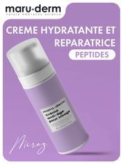 Pot de crème hydratante réparatrice Maru.Derm avec texture onctueuse