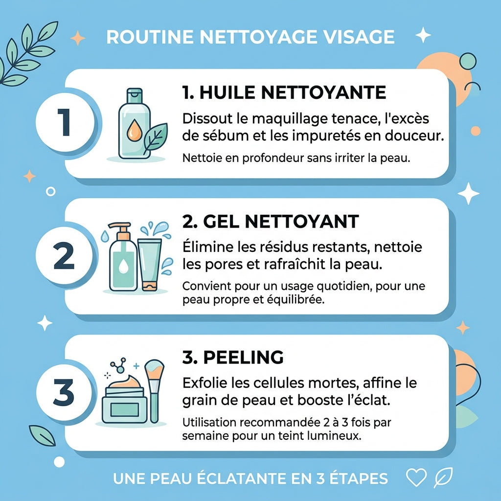 Routine Double Nettoyage Peaux Sensibles
