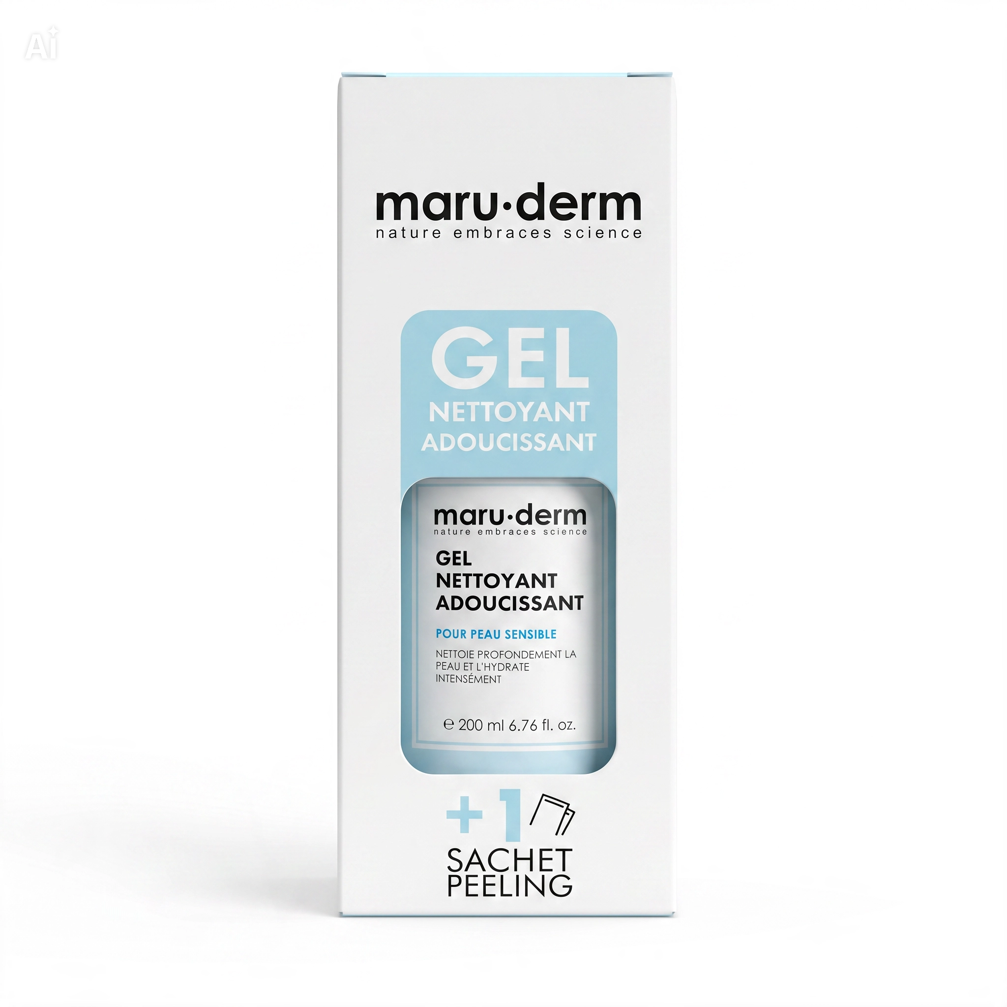 Gel Nettoyant Doux pour le Visage pour Peau Sensible