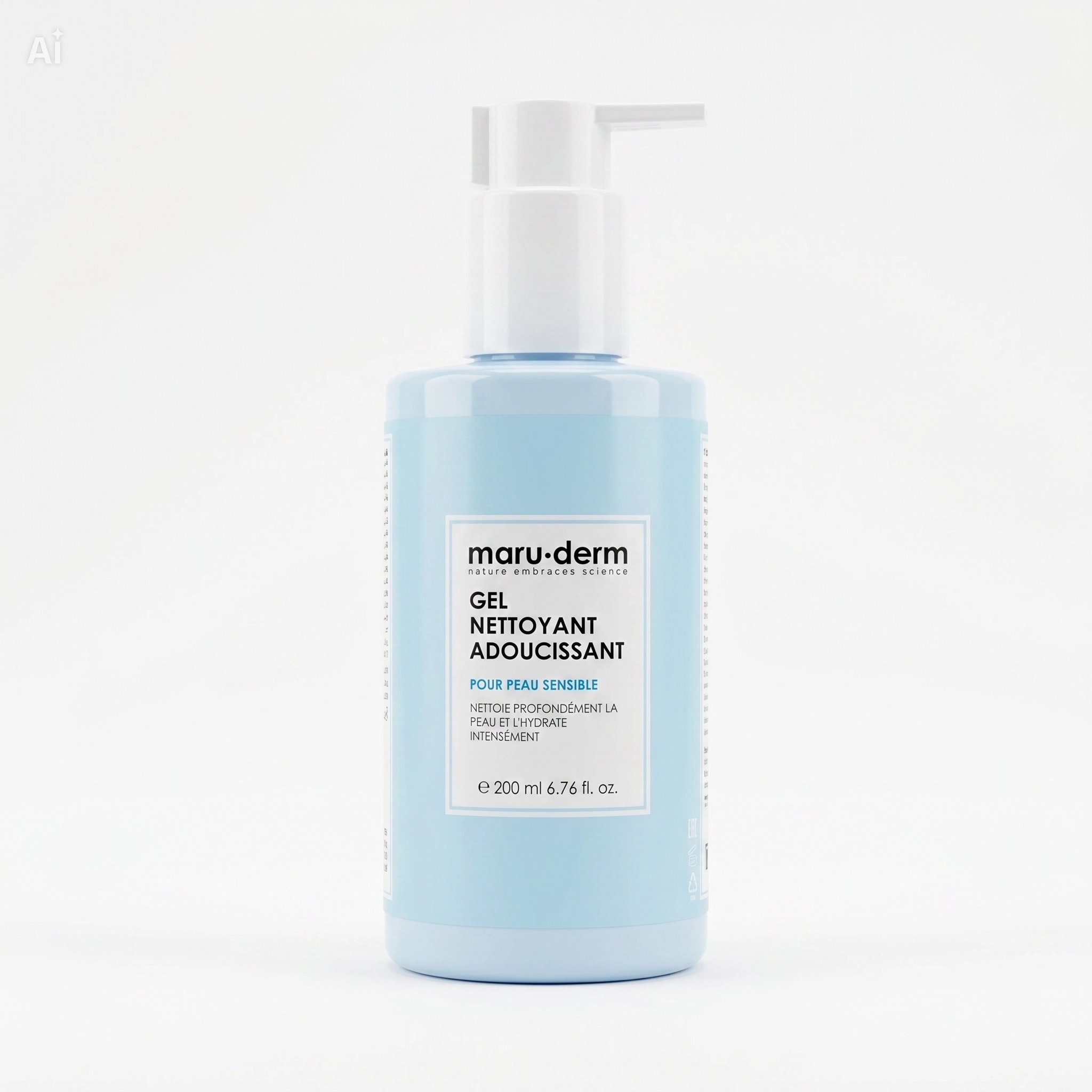 Gel Nettoyant Doux pour le Visage pour Peau Sensible